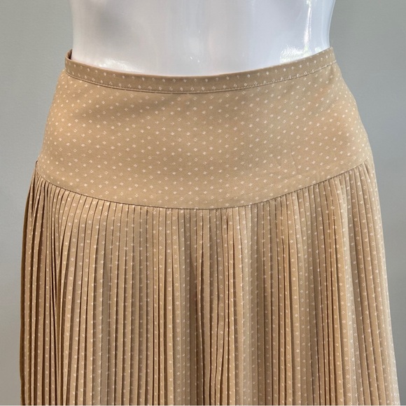 Club Monaco Micro Pleated Drop Waist Midi Skirt - Picture 2 of 10